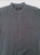 Ike Behar Gray Banded Collar Fashion Shirt- Size L