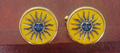 New- Nautical Sun Novelty Cuff Links