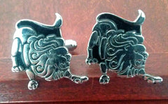 New- Lion 'Leo' Novelty Cuff Links