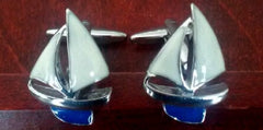New- Sailboat Novelty Cuff Links