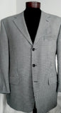 Premiato- Black/White Houndstooth Sport Coat- Size 42R
