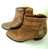 Women's *CIRCLE-S*- Golden Tan Fashion Ankle Boots- Size 8.5D