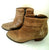 Women's *CIRCLE-S*- Golden Tan Fashion Ankle Boots- Size 8.5D