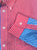 New- Paul Fredrick Red/White Blue Stripe Fashion Shirt- Size XXL