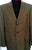 Jack Victor- Olive/ Taupe Windowpane Sport Coat- Size 44L