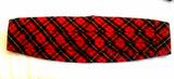 Vintage Red Plaid Cumberbund
