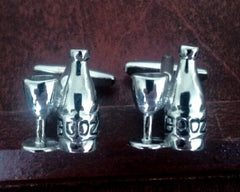 New- Cocktail 'Booze' Novelty Cuff Links