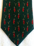 Lauren- Ralph Lauren Green Novelty Golf Tie
