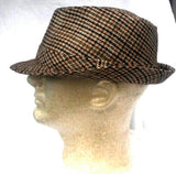 New- Vintage Crown Brand Fedora Hat- size L/XL