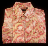 Kenneth Cole- 70's Retro- Vintage Style Shirt- Size XL