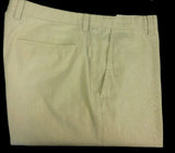 New- Kenneth Cole Reaction Tan Micro-Bead Stripe Casual Trousers- size 36x30