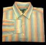 New- Johnston & Murphy Pinstripe Dress Shirt- Size L