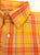 William 'W' Yellow Plaid Summer Fashion Shirt- size L