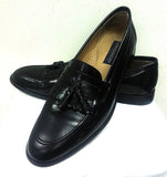 Giorgio Brutini- Black Tasseled Dress Loafer Shoes- size 11.5D