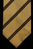 Giorgio Armani Classico- Brown Stripe Silk Tie