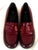 Women's COACH- Red Patent Leather Loafer Shoes- size 6.5B