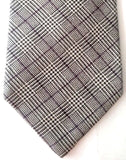 Polo- Ralph Lauren- Black/White Plaid Silk Tie
