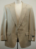 New- Southampton Khaki Cotton Blend Summer Sport Coat- size 44R