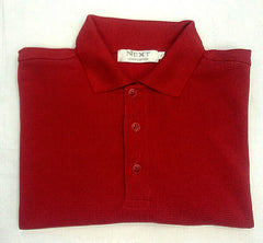 Next Sportswear- Red Microfiber Fashion Polo Shirt- size L