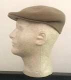 New- USA Made Tan Wool Felt Formal Winter Cap- size S