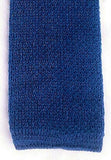 New- Alexander Julian Skinny Blue Woven Wool Tie