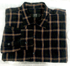 Ike Behar Plaid Fashion Shirt- Size L