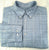 New- Talbot's for Men Blue/Gold BD Plaid Fashion Shirt- size L