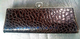Women's- Vintage Brown Eyeglass Case