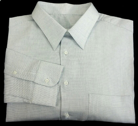 New- Ermenegildo Zegna- White/Blue Pin-Dot Dress Shirt- size (43) 17 Mentauge New- Ermenegildo Zegna- White/Blue Pin-Dot Dress Shirt- size (43) 17 Mentauge