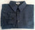 Zanella Blue End-on-End Cotton BU Fashion Shirt- size XL