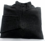 New- Joe/Joseph Abboud- Gray Cotton/Poly 1/4 Zip Ribbed Pullover- size L