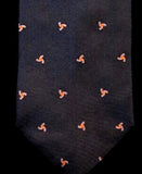 Joseph Abboud Blue Floral Silk Tie- Extra Long