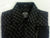 New- Excalibur EX Youge- Black & Gray Geometric Woven Jacqaurd Fashion Shirt- size XXL