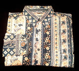 Vintage United Colors of Benetton- Italian Floral Fashion Shirt- size S