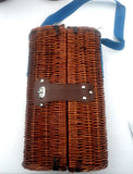 Grey Goose Wicker Picnic/Travel Wine Carrier