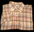 Hickey Freeman- BD Plaid,100% Italian Linen Casual Fashion Shirt- size M