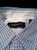 New- J.Campbell Blue & White Mini Check Fashion Shirt- size M