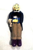 Vintage "Jeeves the Butler" Novelty Table Wine Bottle Holder