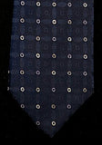 Joseph Abboud Blue/White Geometric Silk Tie