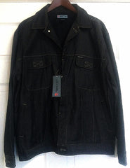 New- Kenneth Cole Reaction- Blue Button Front Shirt/Jacket- size L