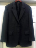 Jack Victor- Blue Micro Check Wool Sport Coat- size 42R