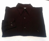 Pal Zileri of Italy- Brown Check Fashion Shirt- size M