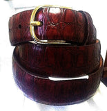New- Fullum & Holt 1897- Cognac Leather Fashion Belt- size 34