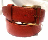 Vintage New- Hickok Light Brown Leather Fashion Belt- size 34