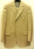 Jack Victor- Summer Tan Super 110's Wool Suit- size: 42R