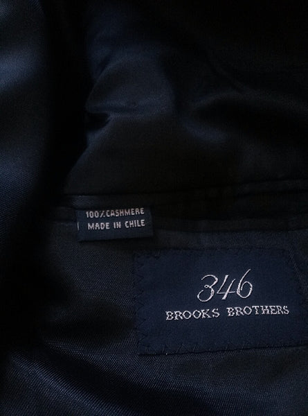 Brooks Brothers 346- Navy 100% Cashmere Blazer- size 40R – Mentauge