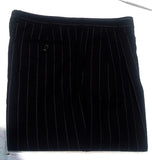 Zanella-Blue/White Chalk Stripe Pleated Dress Trousers- size 38x32