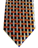 Vintage English Silk- Blue/Gold/Yellow Check Tie