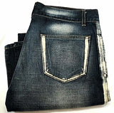 New- 'E-Male Denim'- 4 Patch Pocket Boot-Cut Fashion Jeans- size 33x32