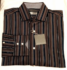 New- Thomas Dean Multi Stripe Fashion Shirt- Size L